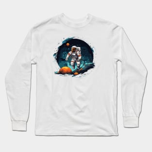 astronaut vintage Long Sleeve T-Shirt